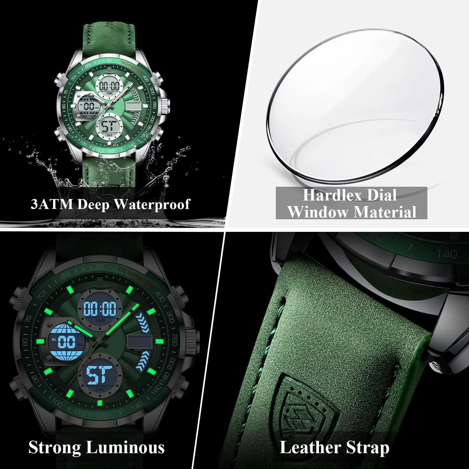 Poedagar E108 watch gallery image 3